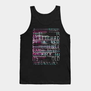 Distortion Tank Top